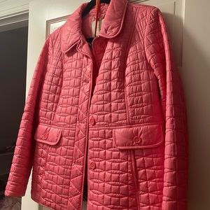 Kate Spade ♠️ pink bow puffer coat